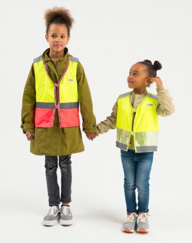 gilet de sécurité vélo enfant adulte go fluo bruxelles belgique fiets veiligheidsvest voor volwassenen kinderen go fluo brussels belgium