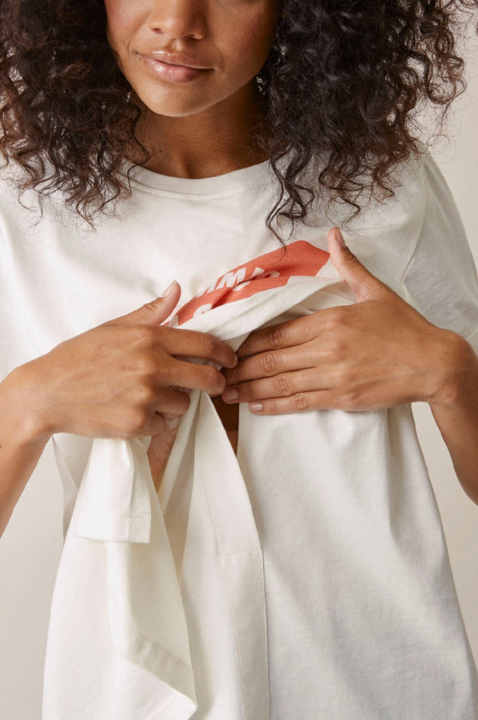 vêtement t-shirt allaitement grossesse femme enceinte bruxelles belgique boob design