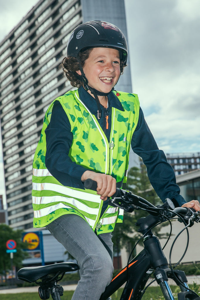 gilet de sécurité vélo enfant adulte go fluo bruxelles belgique fiets veiligheidsvest voor volwassenen kinderen go fluo brussels belgium