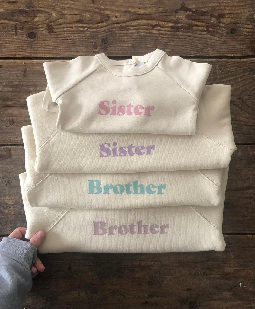 Pull sweat enfant kid sister soeur coton fille bob blossom bruxelles bizoo bizoo brussels