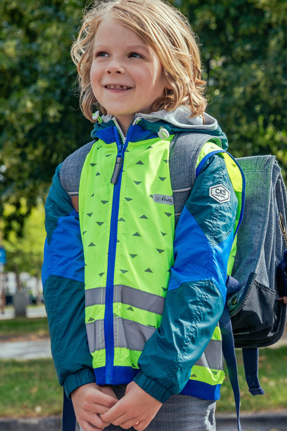 gilet de sécurité vélo enfant adulte go fluo bruxelles belgique fiets veiligheidsvest voor volwassenen kinderen go fluo brussels belgium