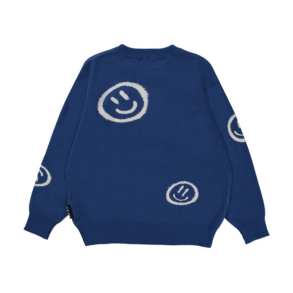 pull enfant garçon vert unisexe smiley kid sweat boy Molo bruxelles brussels bizoo bizoo